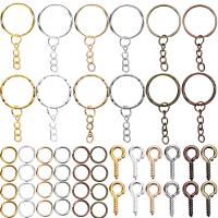Kit De Accesorios Para Joyería 110pcs Abrazaderas De Saltar Para Llaveros Resina Epoxy DIY Anillos De Ojo Clips De Joyería Unisex - details 4