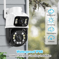 Nueva Cámara De Vigilancia PTZ 4K 8MP Con Doble Lente Y Pantalla Dual Detecta Humanos Con Inteligencia Artificial iCSee Exterior IP66 - details 13