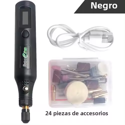 Mini Taladro Eléctrico USB Sin Cable Para Joyería Metal Vidrio Herramienta Rotativa Para Grabado Y Carpintería 5000r-15000r/min - 1
