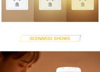 Luz Nocturna LED Mini Con Sensor De Movimiento PIR Para Dormitorio Baño Pasillo Armario Enchufe Europeo Y Estadounidense Incluida Luz Nocturna Rectangular Para El Hogar - details 7