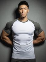 Camiseta De Compresión Para Hombre Verano Manga Corta Fitness Running Deporte Gimnasio Casual Alta Calidad Ropa Transpirable Y De Secado Rápido - details 11