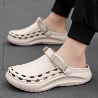 Sandalias Masculinas De Color Sólido EVA Para La Playa Y Viajes Ligeros Y De Secado Rápido Zapatos Casuales Para Hombres - details 15