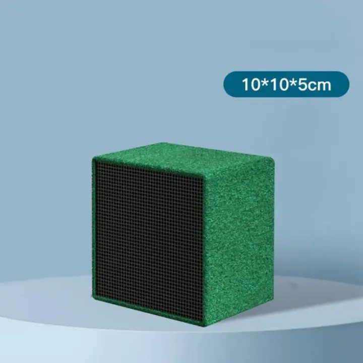 Filtro De Acuario 10cmx10cmx5cm Material De Filtro Nueva Purificación Rápida De Agua Absorción De Impurezas Negro Carbón De Bambú - 1