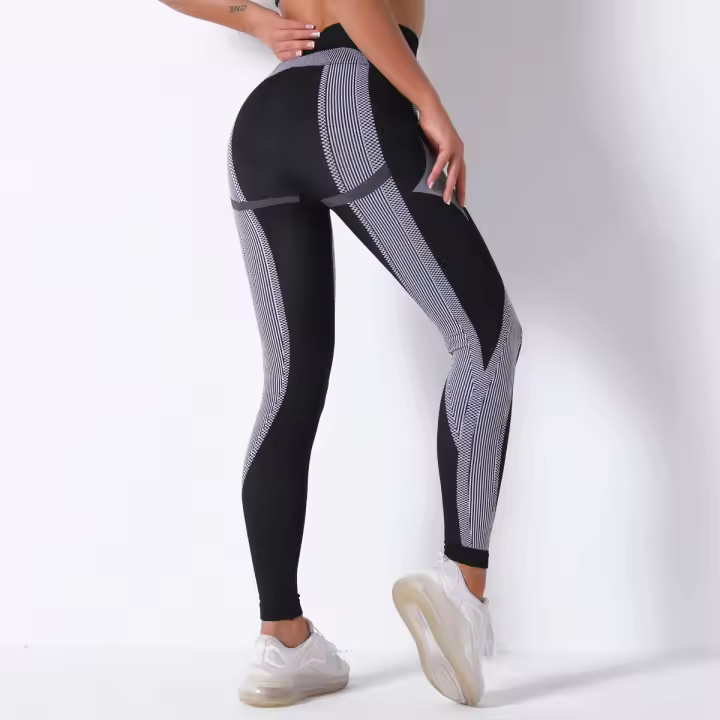Nuevos leggings de cintura alta sin costuras Yoga, entrenamiento para mujeres, ropa deportiva, leggings, dybuilding - 1