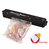 Máquina Selladora De Alimentos Acumulativa OFENGIQ Para El Hogar Con 10pcs De Bolsas De Vacío Negras Accesorios Para Cocina - details 12
