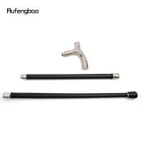 Bastón De Moda Con Relieve De Cabeza De Águila Blanca Y Flor Totem 93cm Punta De Goma Material De Eje De Acero Para Actividades Al Aire Libre - details 9