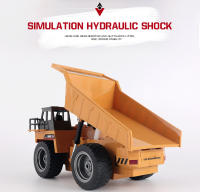 Camión Descargador RC Huina 534 Escala 1:18 Control Remoto 6CH 2.4G Aleación Juguete Para Niños Regalo De Vuelta a La Escuela - details 5