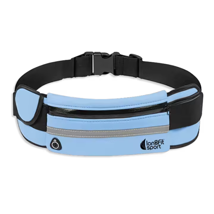 ARISE SHOP-Longfit Sport Bolso auxiliar running,Riñonera deportiva de Neopreno,Riñonera para correr, riñonera de entrenamiento, ultra ligera con salida para auriculares,cinturón de entrenamiento de fitness, cintura deportiva para mujeres y hombres - 1