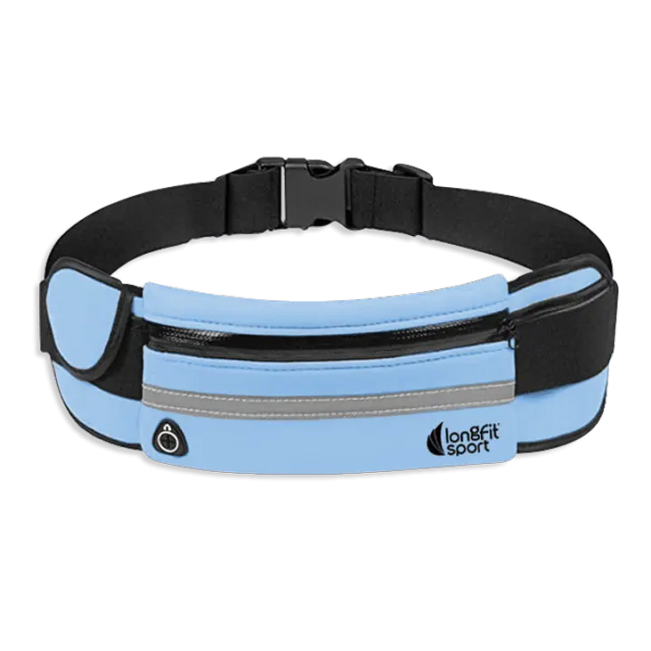 ARISE SHOP-Longfit Sport Bolso auxiliar running,Riñonera deportiva de Neopreno,Riñonera para correr, riñonera de entrenamiento, ultra ligera con salida para auriculares,cinturón de entrenamiento de fitness, cintura deportiva para mujeres y hombres - 1
