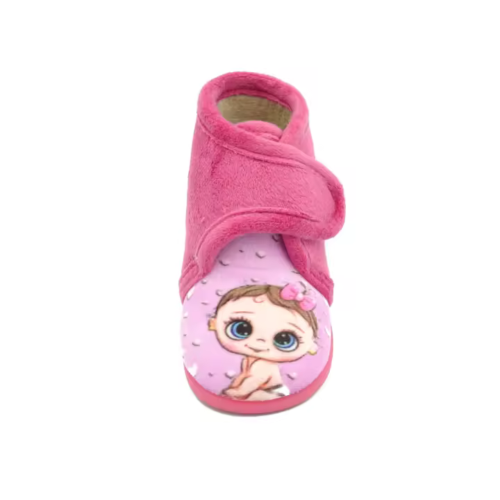 Zapatillas De Casa Para Bebe-Niña Con Suela De Caucho - 1