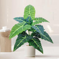 Artificial Pothos Monstera De 60-109cm Planta De Pollo Falso De Plástico Decoración Festiva Para El Hogar Y La Oficina - details 5