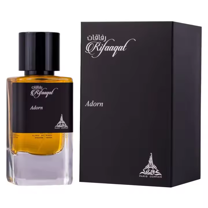 Perfume Árabe 100% Original Paris Corner Unisex Rifaaqat Adorn EDP 2.8oz | Fragancia Exquisita y Elegante con Notas Cítricas, Amaderadas y Florales para Personas Sofisticadas y Únicas - 1
