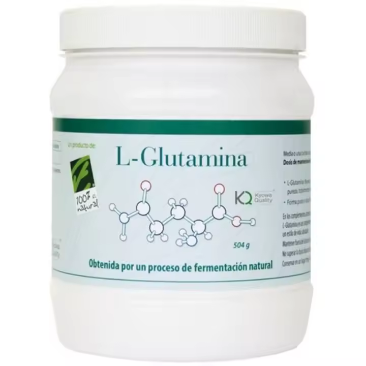 L-Glutamina en Polvo 504g 100 Natural - 1