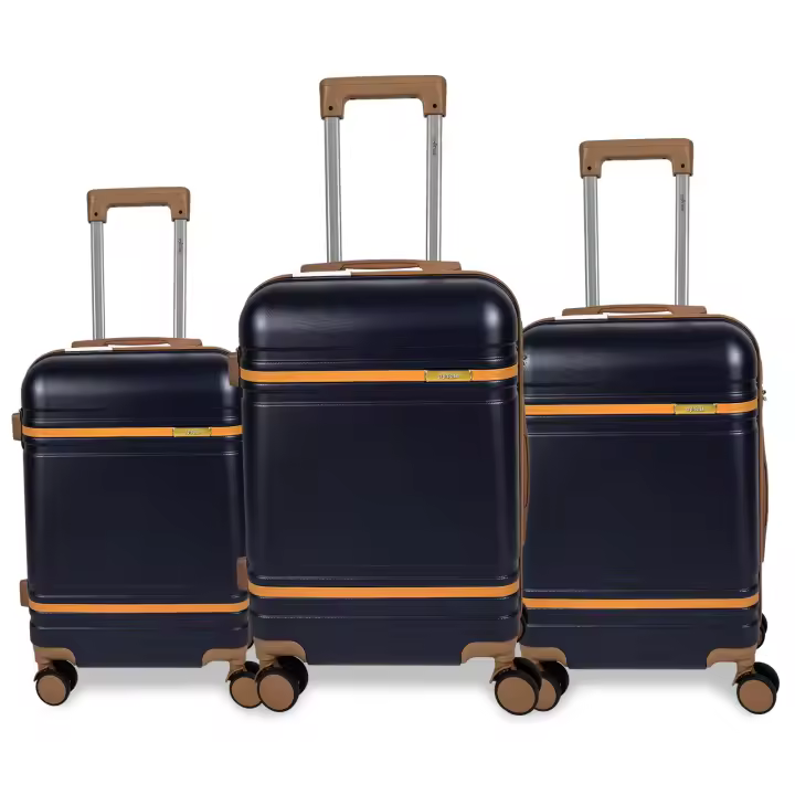S7 STAR Set 3pcs Maletas Rígidas ABS 4 Ruedas, Juego de Maletas Ligeras de Viaje, 3 PCS Juego de Maletas Ruedas 360° Antideslizantes Silenciosas, Cabina Equipaje Resistente 20in 24in 28in - 1
