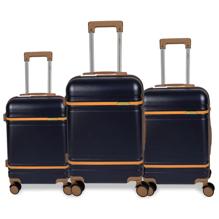 S7 STAR Set 3pcs Maletas Rígidas ABS 4 Ruedas, Juego de Maletas Ligeras de Viaje, 3 PCS Juego de Maletas Ruedas 360° Antideslizantes Silenciosas, Cabina Equipaje Resistente 20in 24in 28in - 1