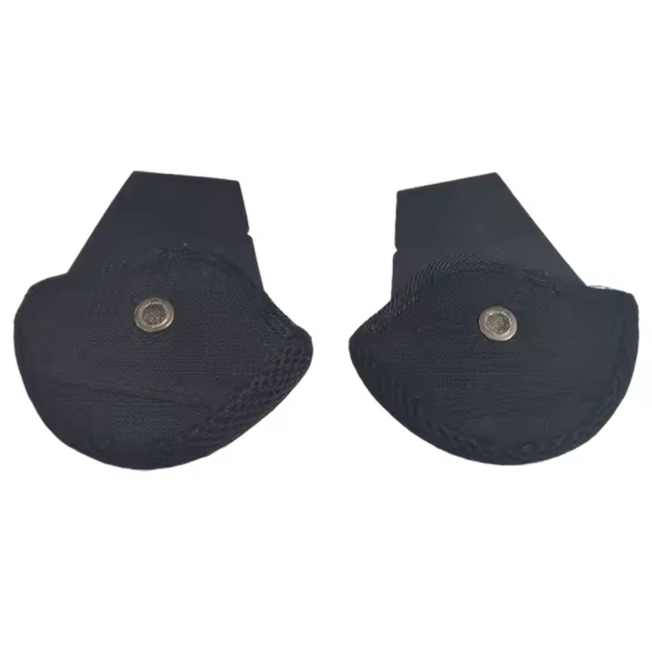 Cubiertas Laterales Para Casco De Motocicleta 2x Con Tapones Para Oídos Resistentes Al Viento Material De Cuero Origen Guangdong China - 1