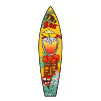 Cartel De Metal Tiki Bar Surf Estilo Americano Irregular Para Decoración De Pared Hogar Playa Club Barra Cocina Cuarto Dormitorio - details 8