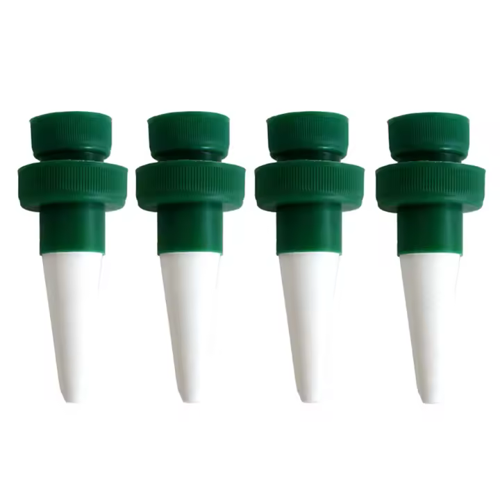 4pcs Dispositivos De Riego Para Plantas Automáticos Self Watering Spikes Estacas De Jardín Para Plantas En Macetas Ideal Para Vacaciones De Flores - 1