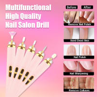 Máquina De Uñas Eléctrica 5 En 1 Con Luz Portátil Mini Herramientas De Manicura Para Eliminador De Gel Pen Art Eléctrico - details 7