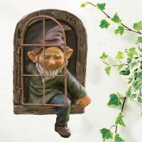 Ejecutivo De Navidad En La Puerta / Ventana Adorno De Árbol Pecador Gnome Jardín Estatua Decoración De Arbolado - details 3