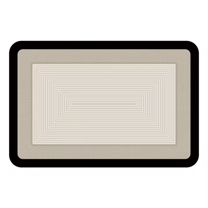 Alfombras de baño Modernas y silencillas, suaves y abrborentes, antideslizantes, para el umbral del odorino. - 1