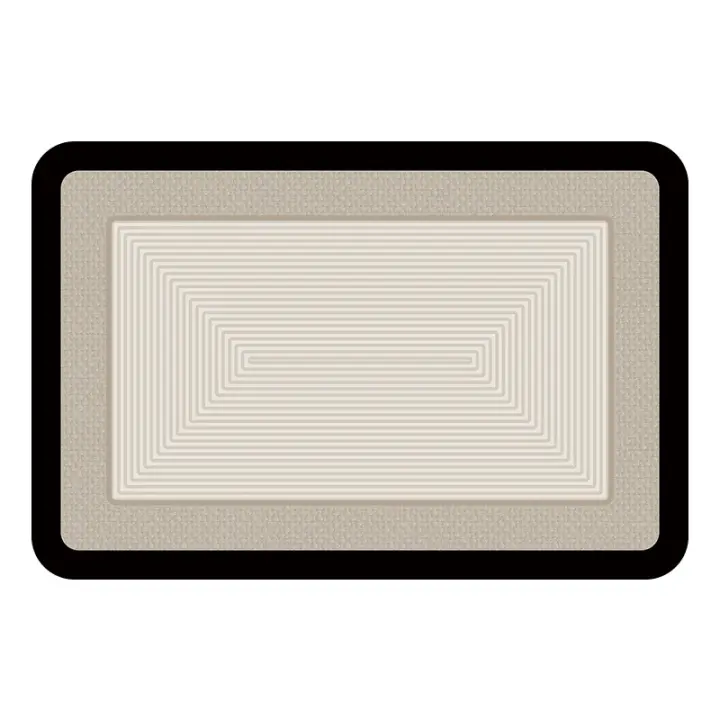 Alfombras de baño Modernas y silencillas, suaves y abrborentes, antideslizantes, para el umbral del odorino. - 1