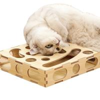 Juguete Para Gatos Rueda Giratoria Y Ratón De Pelota Juego De Puzzle Con Palillo Telescopio Almohadilla De Arañado Self Hi Leaker Para Sofocación - details 9