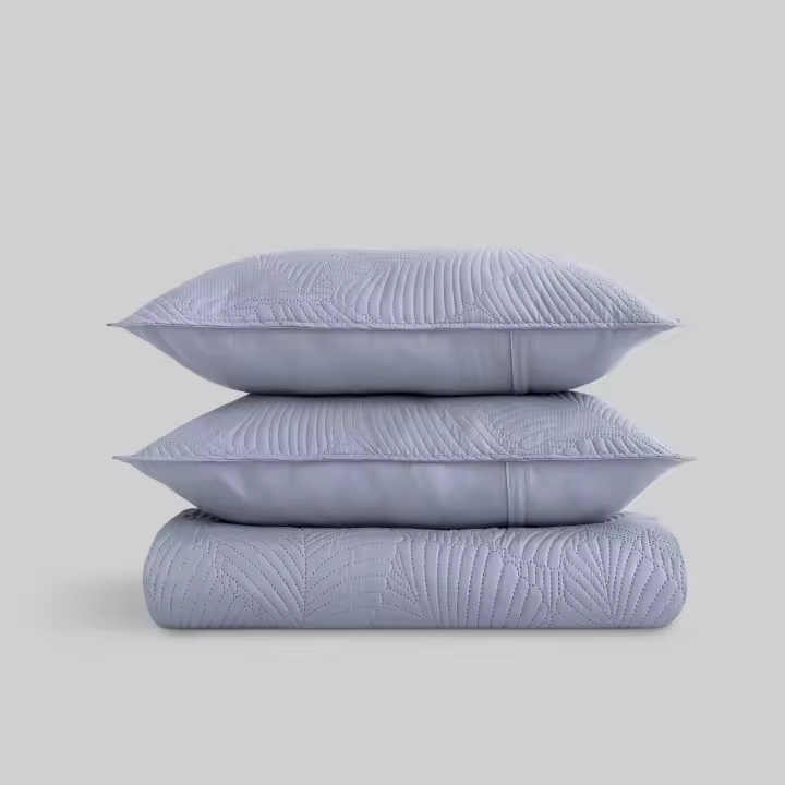 Colcha LlarTextil Nova Botanic Gris - Suave y Ligera - Fundas de Almohada Incluidas - El Mejor Remplazo para la Primavera - 1