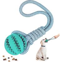 Bola De Juguete Para Perros Con Correa Resistente Masticadora Y Limpieza De Dientes Juguete Interactivo Anti-Boredom Para Muelas - details 5