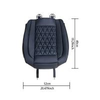 Nueva Funda De Asiento Delantero Para Coche En Cuero PU Almohadilla De Silla Protectora Universal Accesorios De Auto - details 20