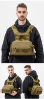 Bolsa De Pecho Táctica Molle Vest Monedero Frontal Para Exteriores Senderismo Escalada Pesca Kit De Reconocimiento Bolsa De Camping Para Hombres - details 3