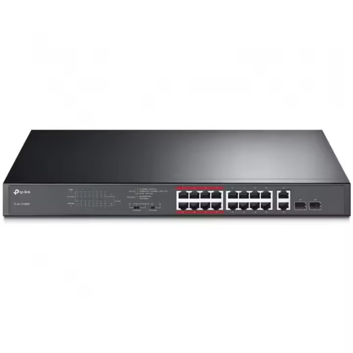 Tp-link tl-sl1218mp switch 16 poe ports 2 gigabit ports 2 gigabit sfp ports - 1
