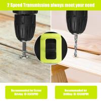 28V Destornillador inalámbrico de alta potencia, taladro eléctrico recargable, batería de litio, velocidad de 1350rpm, herramientas multifuncionales, taladro de impacto - details 7