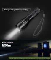 Linterna LED T6 Potente Y Zoomable Para Camping Y Uso Exterior Con Alta Luminosidad Impermeable Y Modos De Iluminación Ajustables - details 4