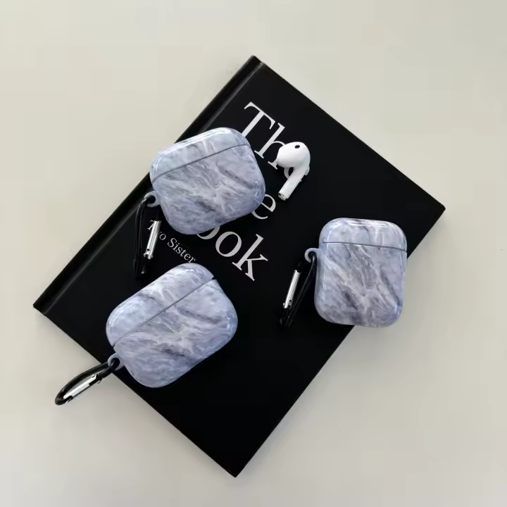 Funda Protectora Suave De Marfil Gris Para AirPods 3 2 1 Pro2 pro Cubierta De Auriculares Transparencia Alta Material TPU - 1
