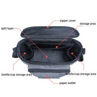 Bolsa para mamás, bolsa de pañales impermeable, bolsa de viaje para mamá de gran capacidad, organizador multifuncional para cochecito de bebé y madre de maternidad - details 6