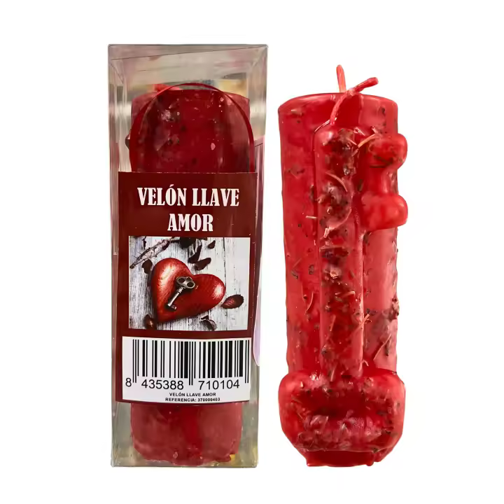 THE BUBBLE SHOP Velón Llave del Amor para Cualquier Petición Amorosa - 1