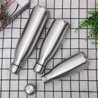 Botella De Deporte Para Niños De Acero Inoxidable Gran Capacidad 0.35/1 Litro Copa De Bebida Cola a Prueba De Fugas Kettle Reutilizable - details 17