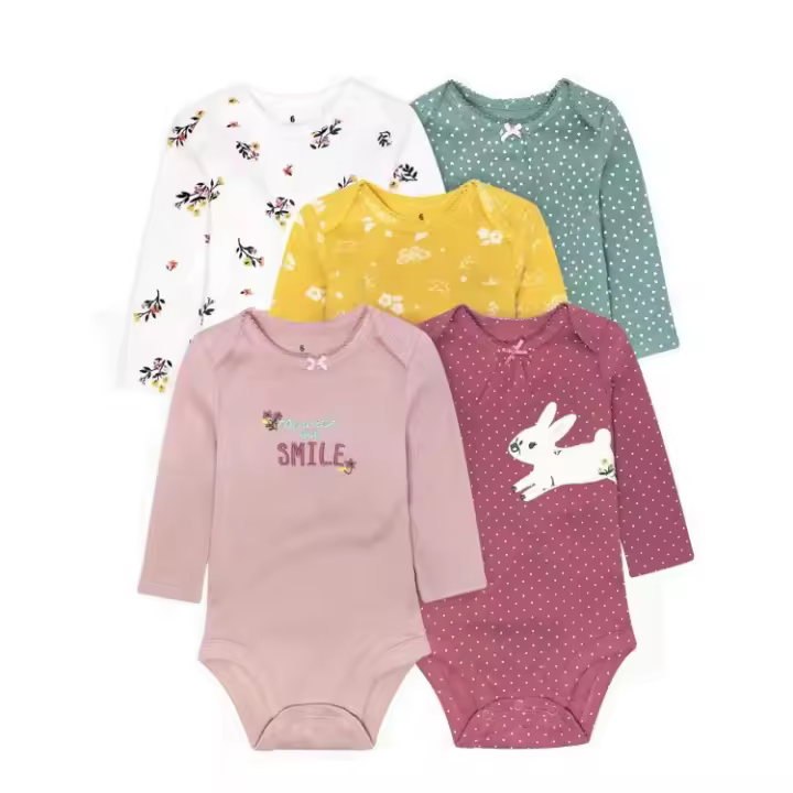 Zenyth Ropa para niños, y Primavera Nueva Primavera, mono triangular de manga Larga para Bebés, ropa para gateo, mono de Niño de piezas - 1