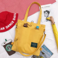 Bolso De Hombro Unisex Versátil Estilo Coreano Con Funda De Lona Para La Moda Universitaria Mochila De Arte Para Clase Y Tutoría - details 6