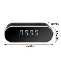 Cámara Mini Con Función De Reloj Visión Nocturna Y Batería De Almacenamiento Recargable Activada Por Movimiento/PIR Elenxs 1080P Full-HD - details 0