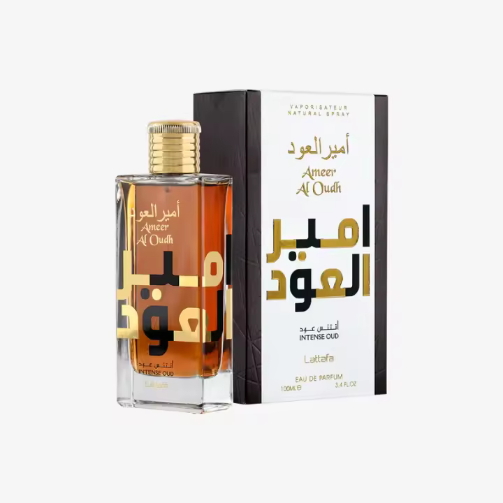 Lattafa Ameer Al Oudh Intense Oud Eau De Parfum 100ml Unisex Oud Ámbar Incienso Vainilla Almizcle Ameer Al Oudh Intense Oud Lattafa Perfumes Colonia Árabe Oriental Elegante Regalo Original - 1