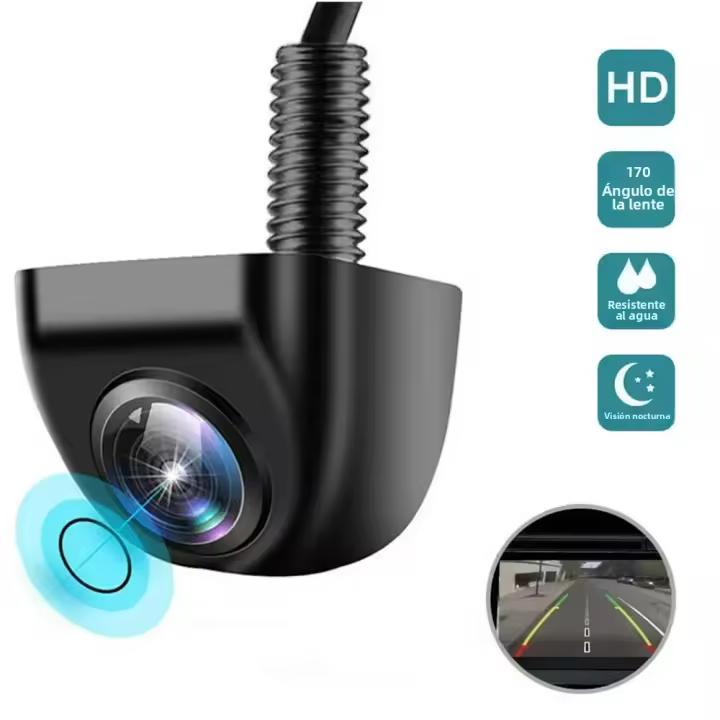 Cámara De Visión Trasera Para Coche Con Visión Nocturna HD De 170° Visión Retroceso Para Parqueo Impermeable CMOS Universal - 1