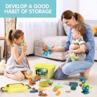 Juego de Construcción de Dinosaurios para Niños con Taladro Eléctrico - Juguete Educativo de Montaje Desmontable - Incluye Caja de Almacenamiento - Ideal para Regalo - details 3