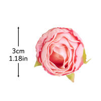 5pcs Flores Artificiales De Seda Rosa Para Boda Decoración Del Hogar Fiesta Navidad Cumpleaños Artesanía De Mesa Decoración De Eventos - details 1