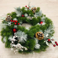 100pcs Ramas De Pino Artificiales De 10cm Para Decoración De Navidad Guirnalda De Navidad Árbol De Navidad DIY Plástico - details 5