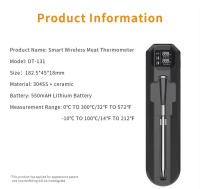 Termómetro De Cocina Inalámbrico Bluetooth Probing Cerámica IP67 Impermeable Pantalla Digital Para Horno Cocción De Carne Y BBQ - details 0