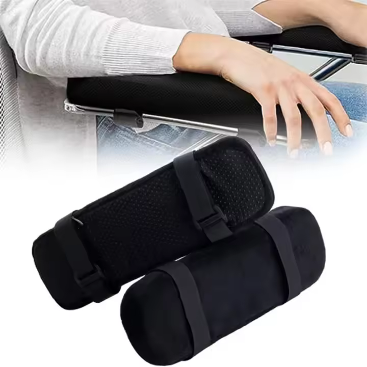 Almohadilla De Memoria Para Respaldo De Brazos De Silla De Oficina 1 Pieza Cojín De Comodidad Para Silla De Oficina Y Hogar Cubierta De PVC Sin Personalización - 1