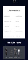 Kit De Peluquería Para Hombres Kemei KM-2290 KM-2293 KM-1102 Afeitadora Eléctrica Cortadora De Pelo Profesional Con Corte Rápido Y Ajuste De Longitud Universal Carbono Acero - details 8