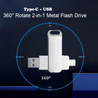 USB C Tipo C 32GB 64GB 128GB 256GB Pen Drive Para Smartphone Android Y Huawei Multifuncional De Metal Sin Encriptación - details 5